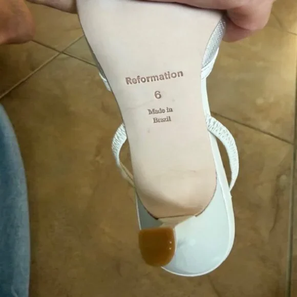 Reformation Paula Slingback Sandal Size 6 NEW - Picture 6 of 6